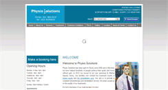 Desktop Screenshot of physiosolutions.ie