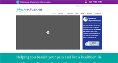 Desktop Screenshot of physiosolutions.co.uk